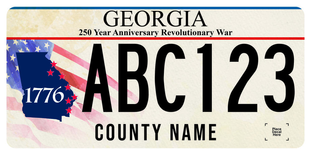 USA Semiquincentennial/America 250 license plate